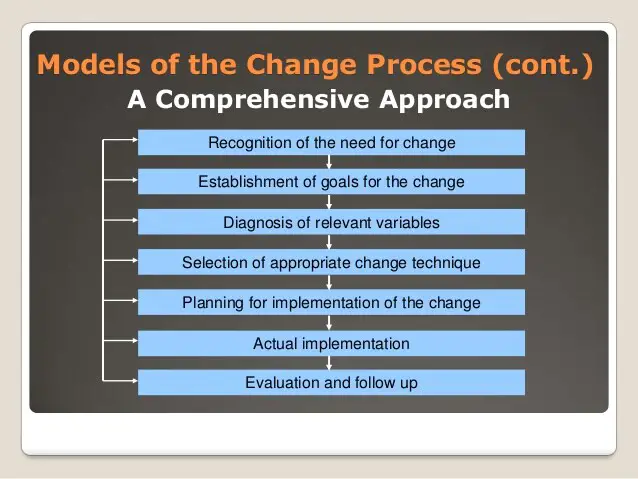 Figure X-1 | The Comprehensive Approach to Change