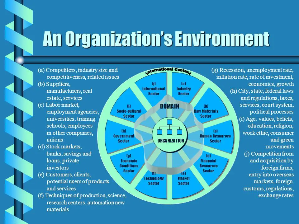 Figure X-1 An Organization's Environment